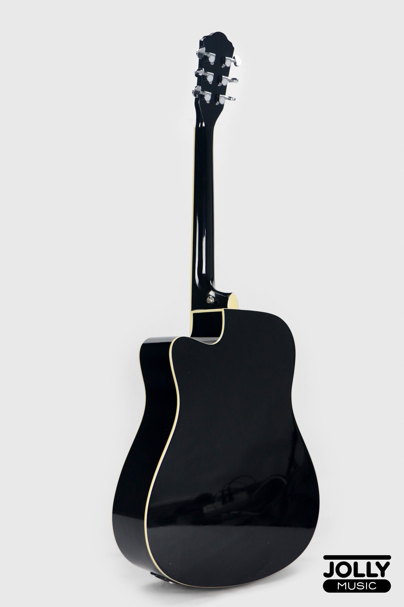 Caravan HS-4111 EQ Acoustic Electric Guitar - Black