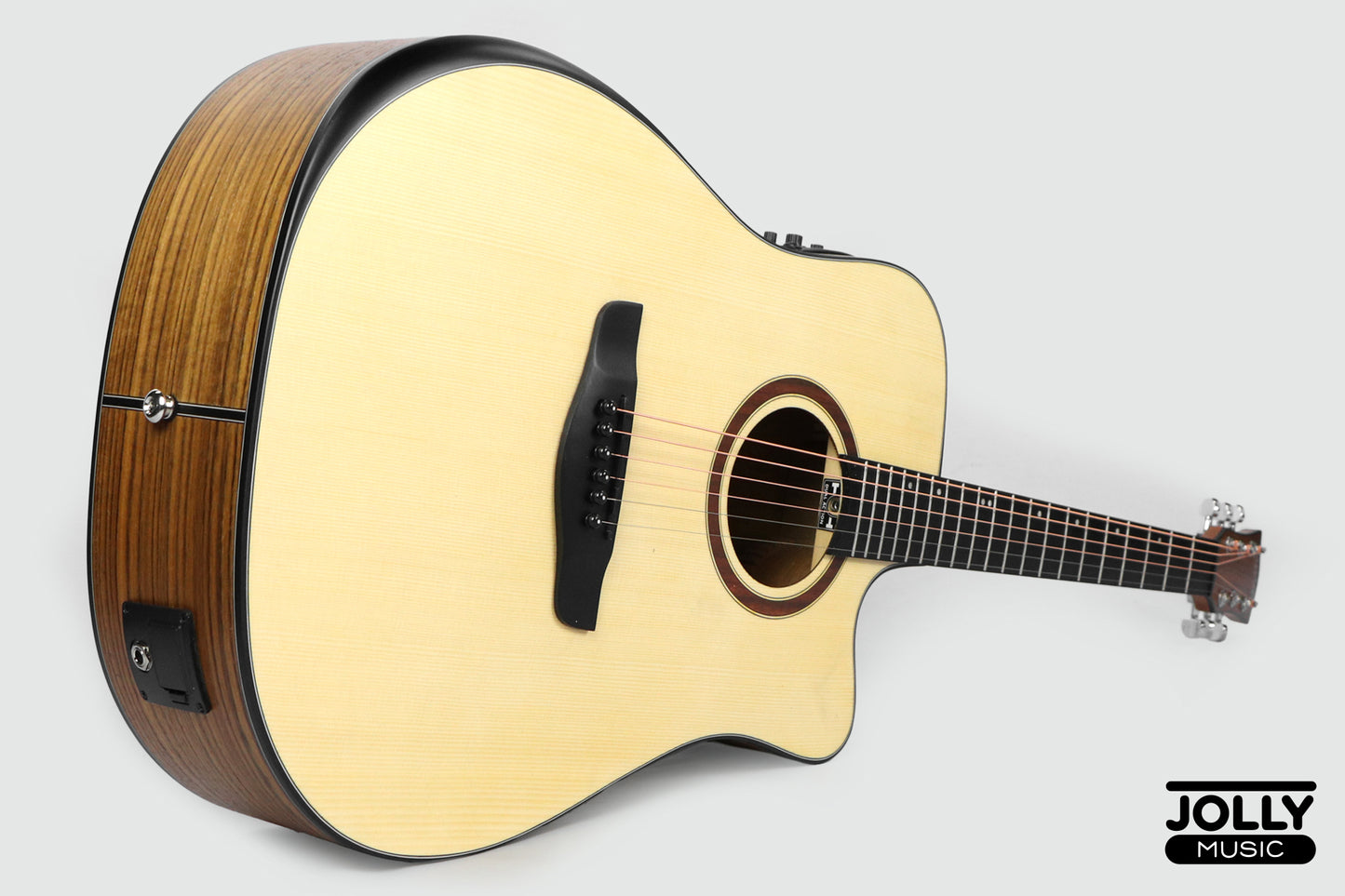 Deviser LS-570 EQ Dreadnought Acoustic-Electric Guitar