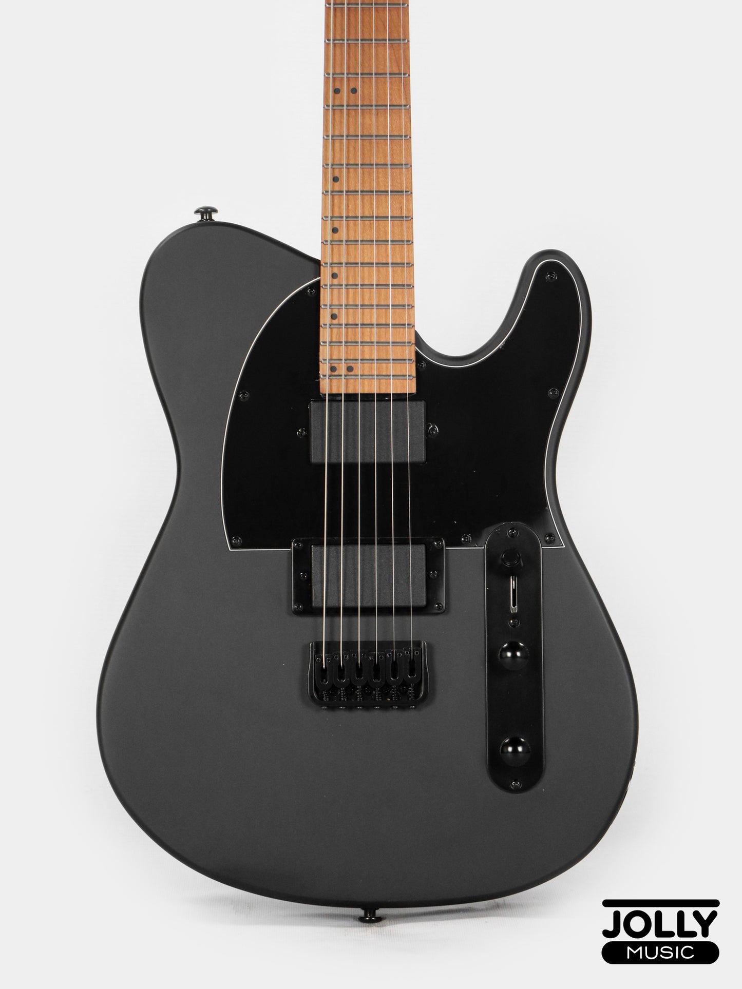 J Craft X Series LTX-3A Active 24 Fret Electric Guitar - Shadow Black