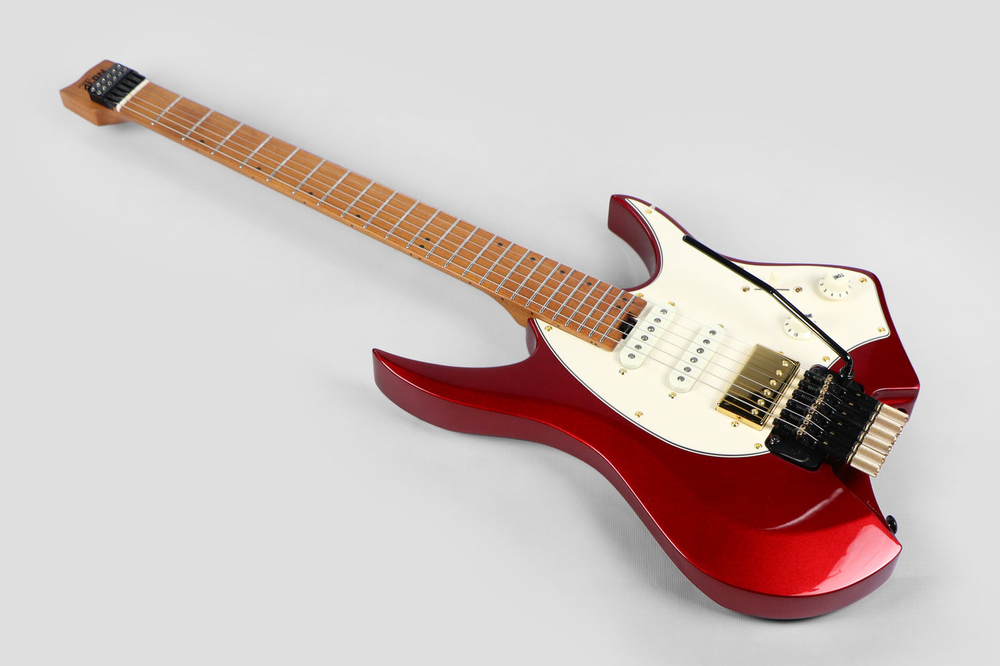 JCraft Aeon Headless Fusion HSS Electric Guitar HTP-3 - Metallic Red