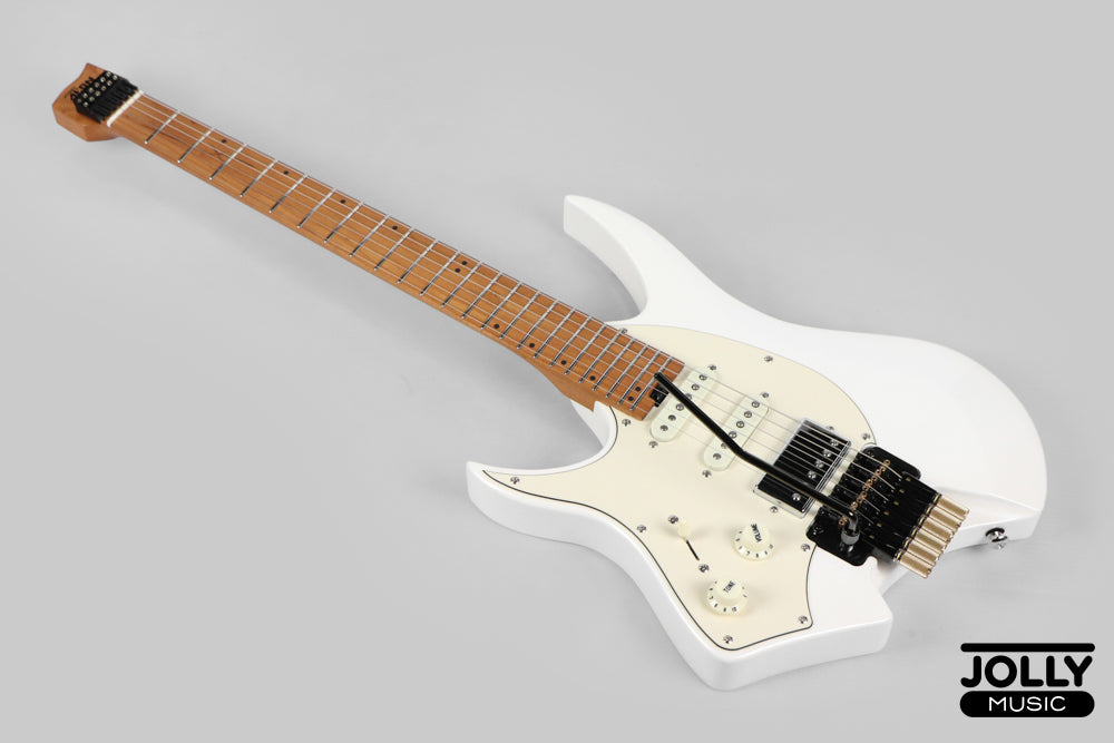 JCraft Aeon Headless Fusion HSS LEFT HAND HTP-3 LH - Pearl White Metallic
