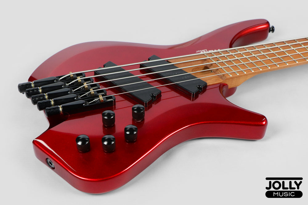 JCraft Aeon Headless Multiscale Bass 5-String HBM-3-5 - Metallic Red