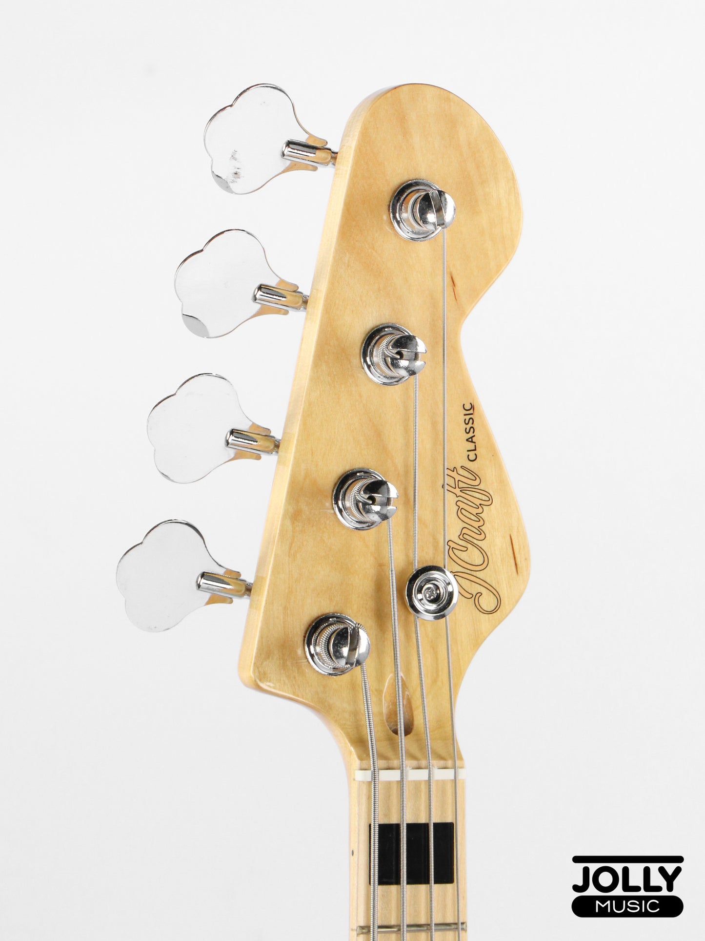 JCraft JB-1 J-Offset 4-String Bass Guitar with Gigbag - Surf Green