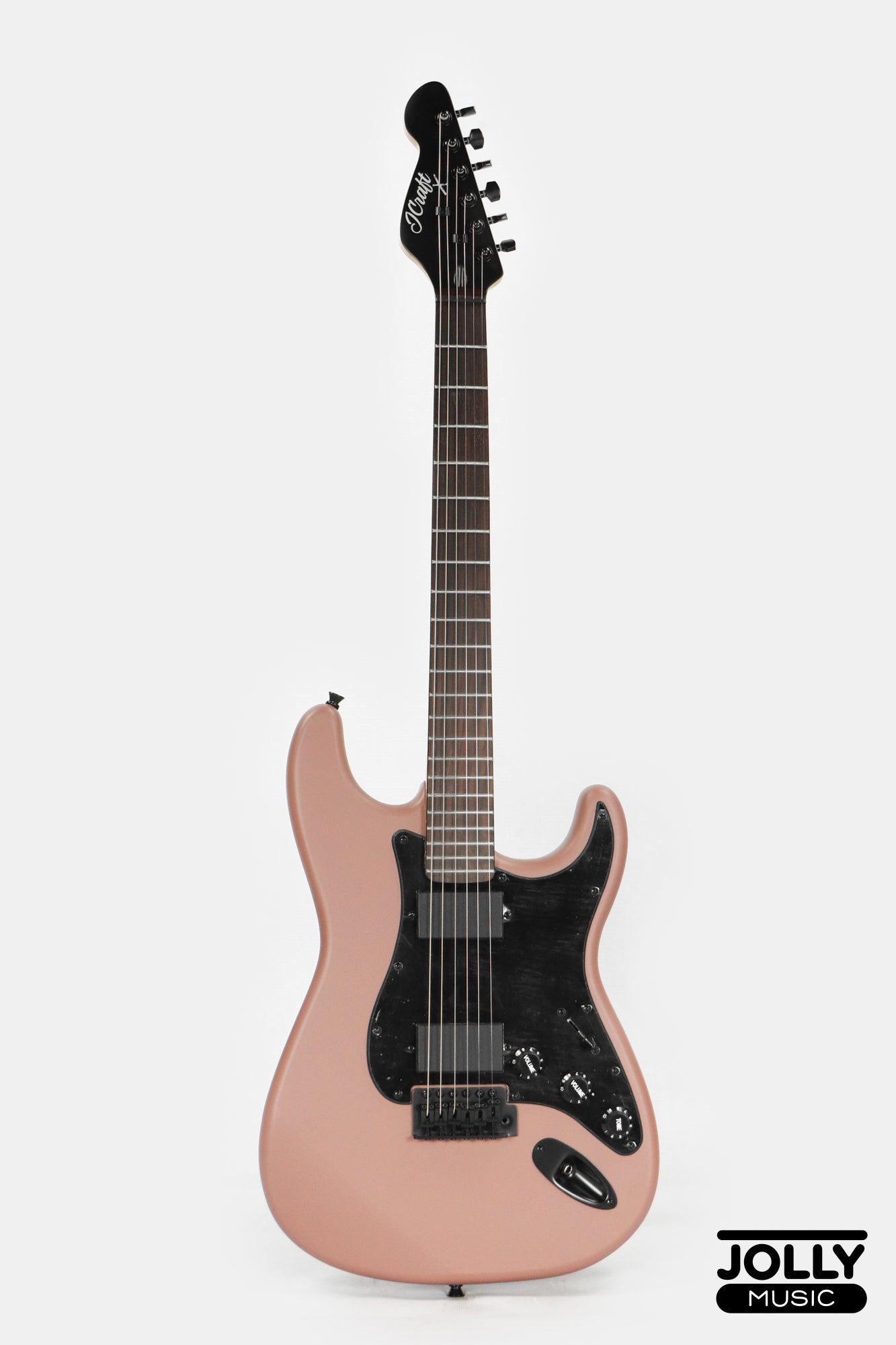 JCraft X Series LSX-1 HH Stratocaster Electric Guitar - Turkish Coffee