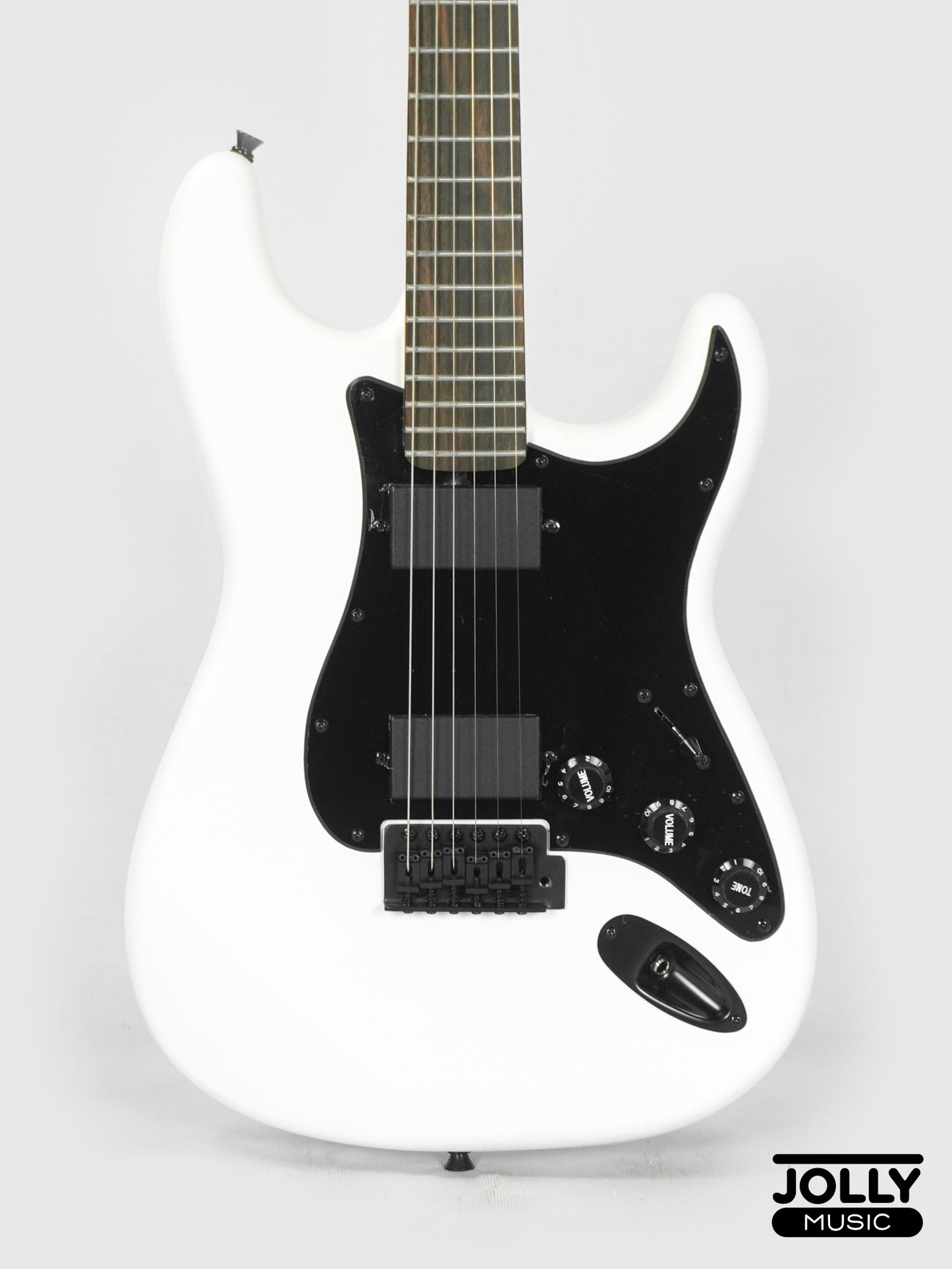 JCraft X Series LSX-1 HH Stratocaster Electric Guitar - Snow