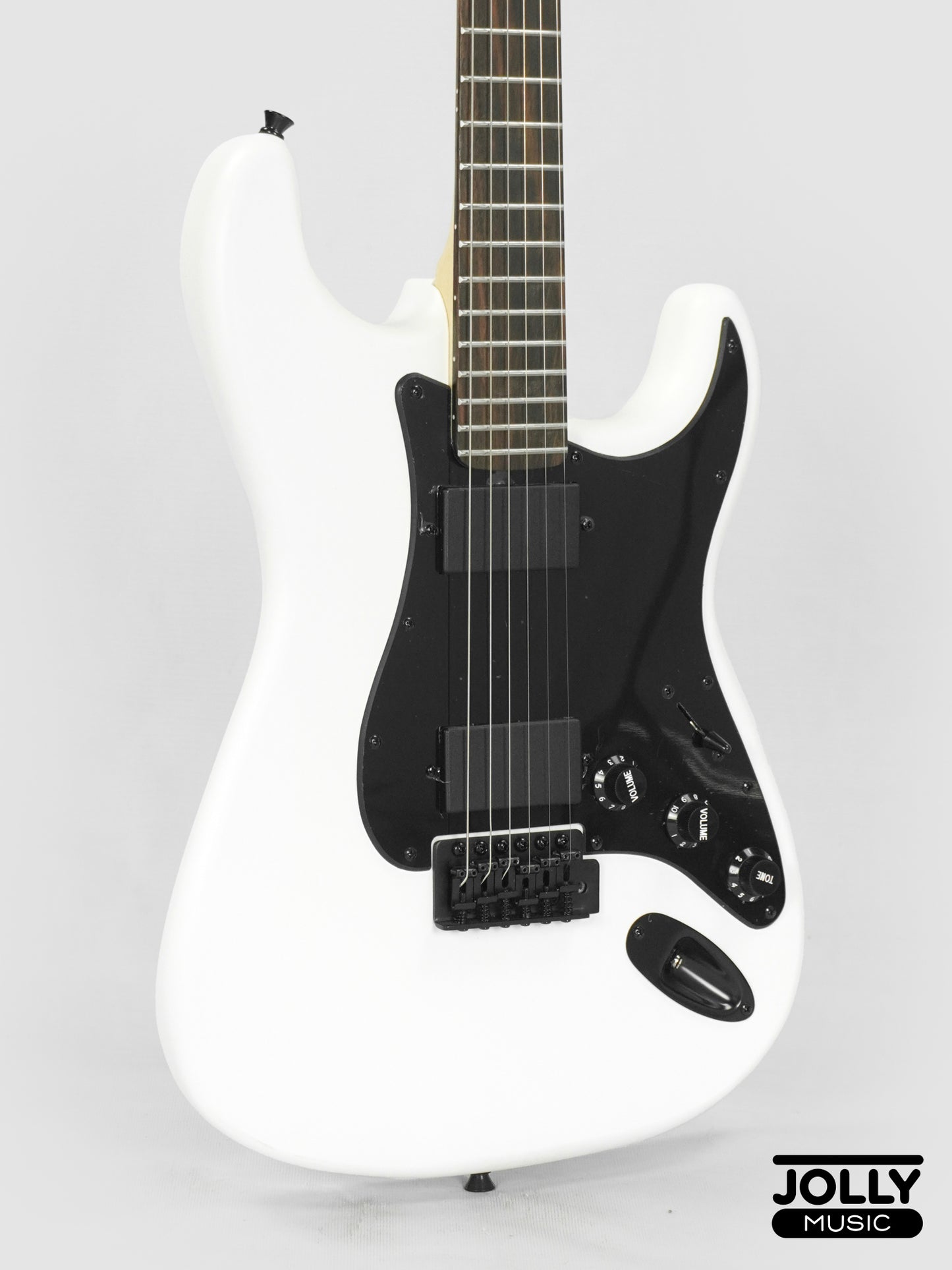 JCraft X Series LSX-1 HH Stratocaster Electric Guitar - Snow