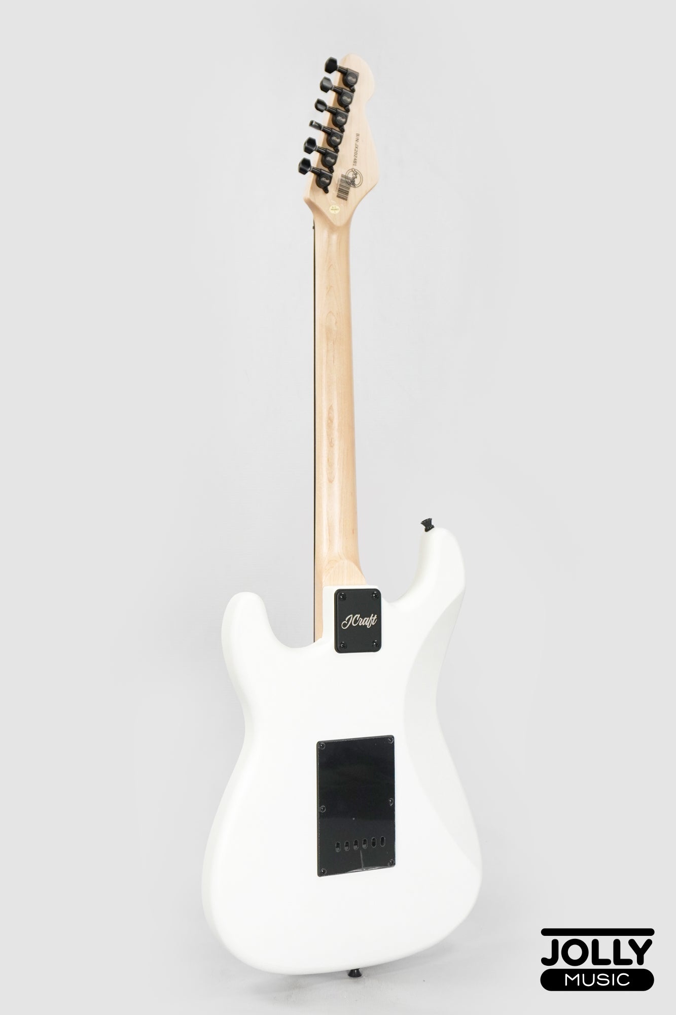 JCraft X Series LSX-1 HH Stratocaster Electric Guitar - Snow