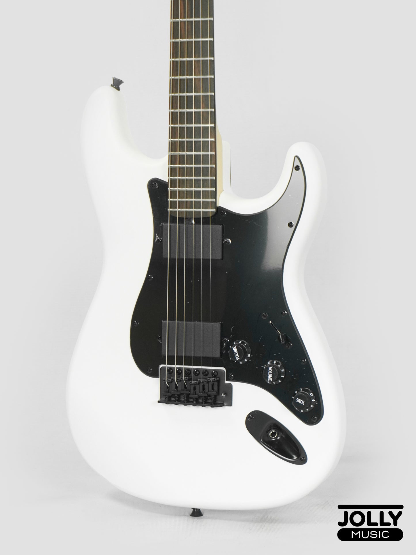 JCraft X Series LSX-1 HH Stratocaster Electric Guitar - Snow