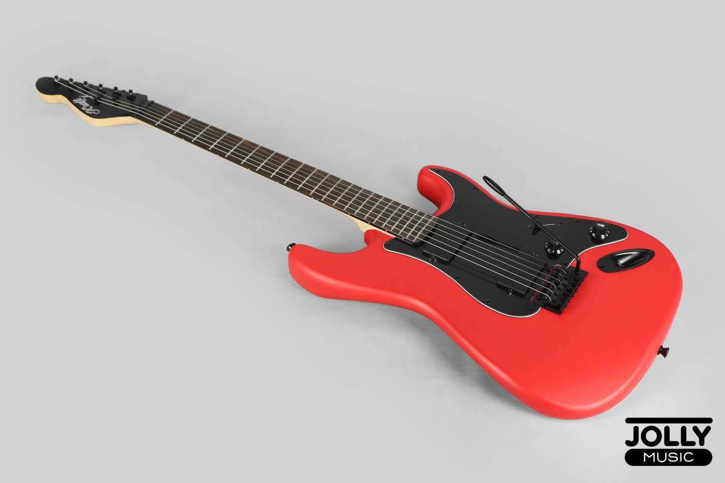 JCraft X Series LSX-2 HH Stratocaster Stainless Frets Electric Guitar - Matte Red
