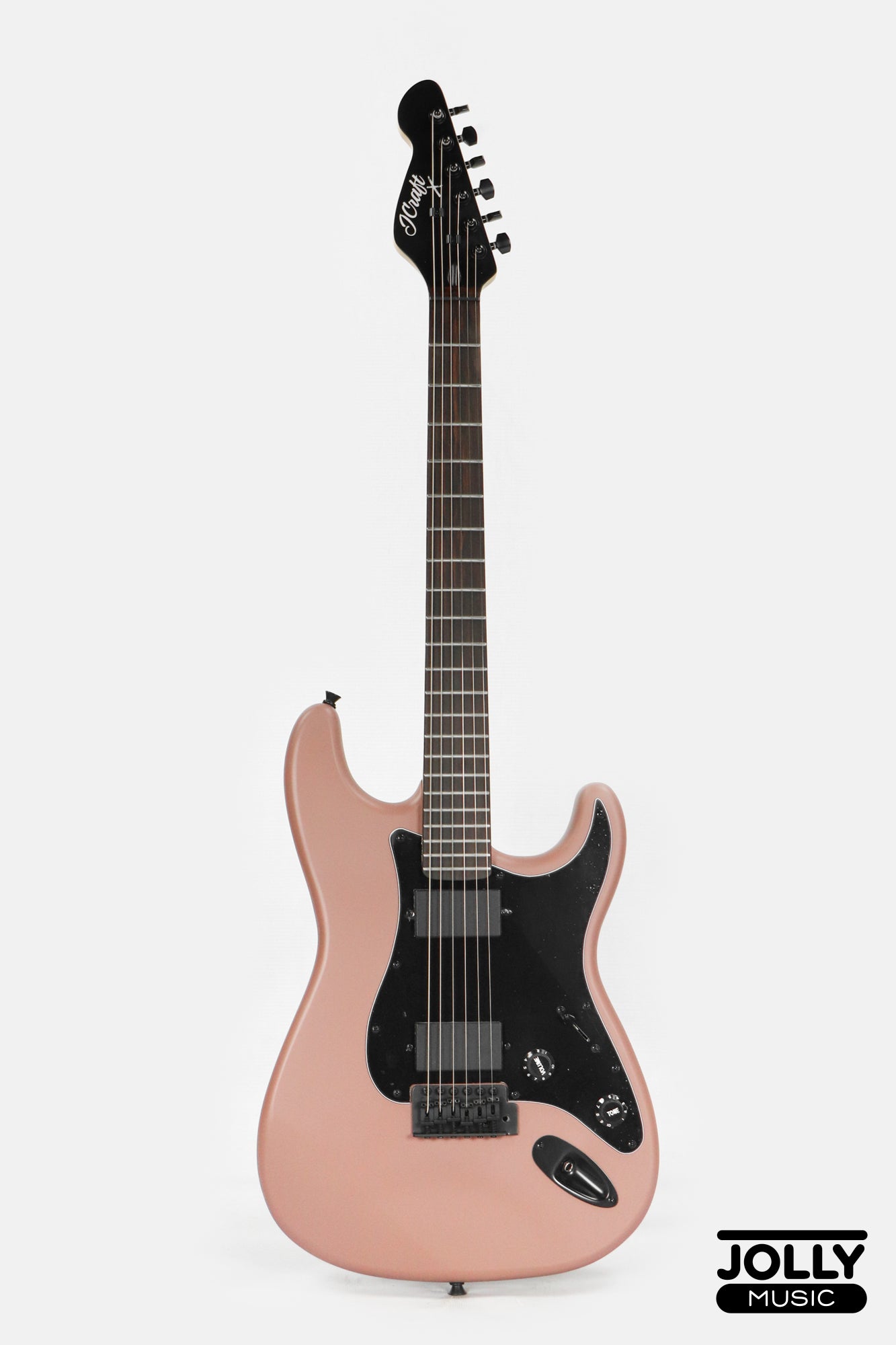 JCraft X Series LSX-2 HH Stratocaster Stainless Frets Electric Guitar - Turkish Coffee