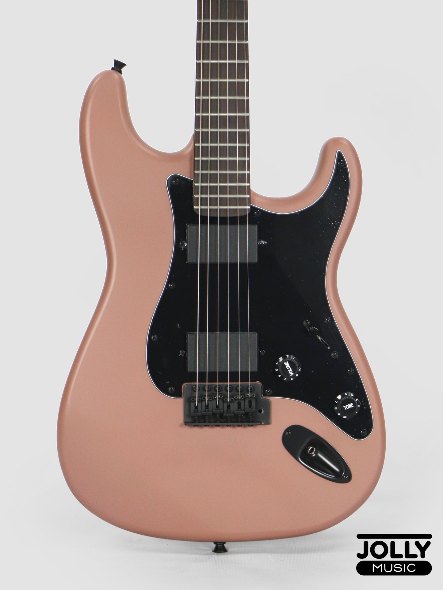 JCraft X Series LSX-2 HH Stratocaster Stainless Frets Electric Guitar - Turkish Coffee
