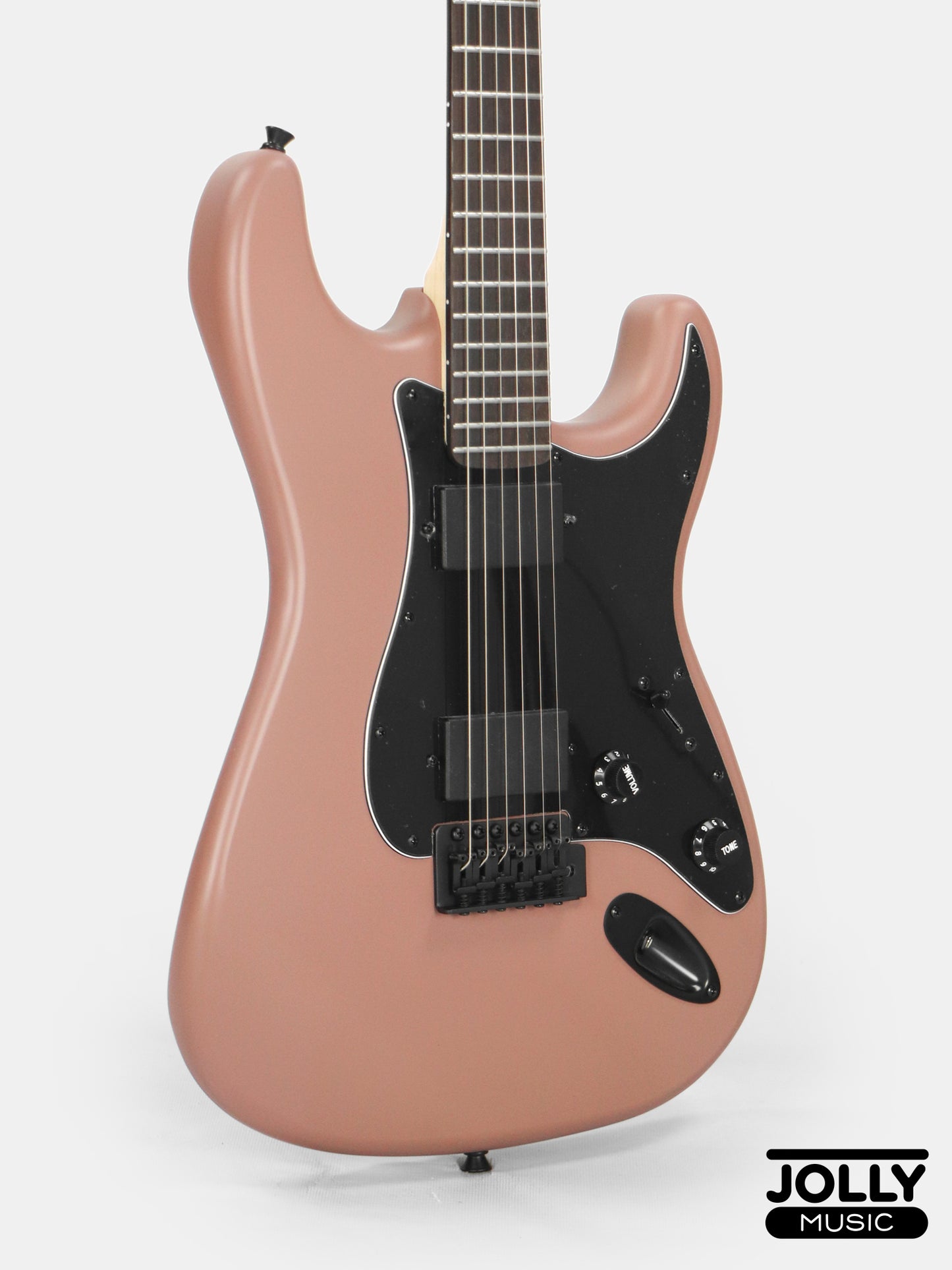 JCraft X Series LSX-2 HH Stratocaster Stainless Frets Electric Guitar - Turkish Coffee