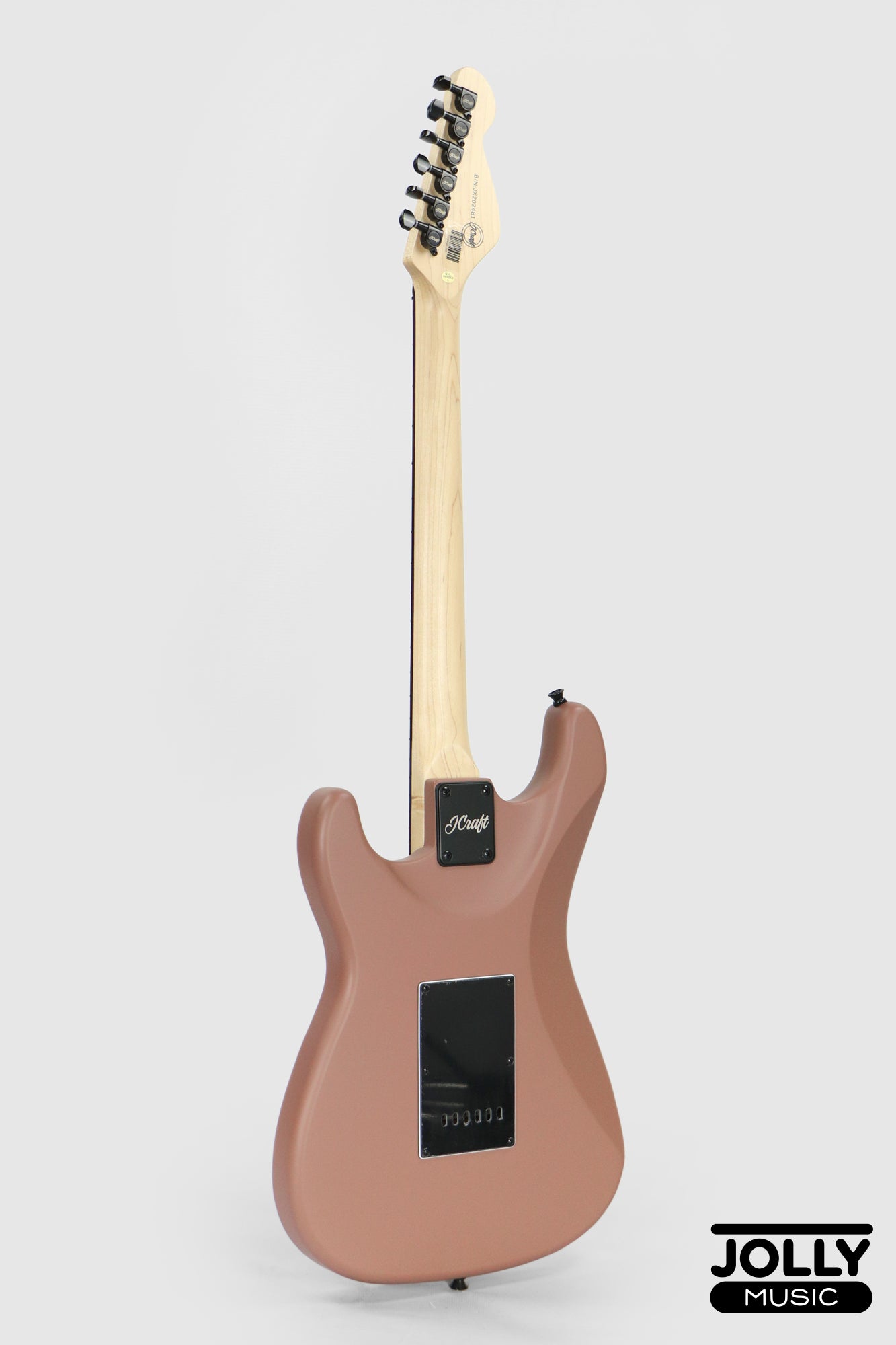 JCraft X Series LSX-2 HH Stratocaster Stainless Frets Electric Guitar - Turkish Coffee