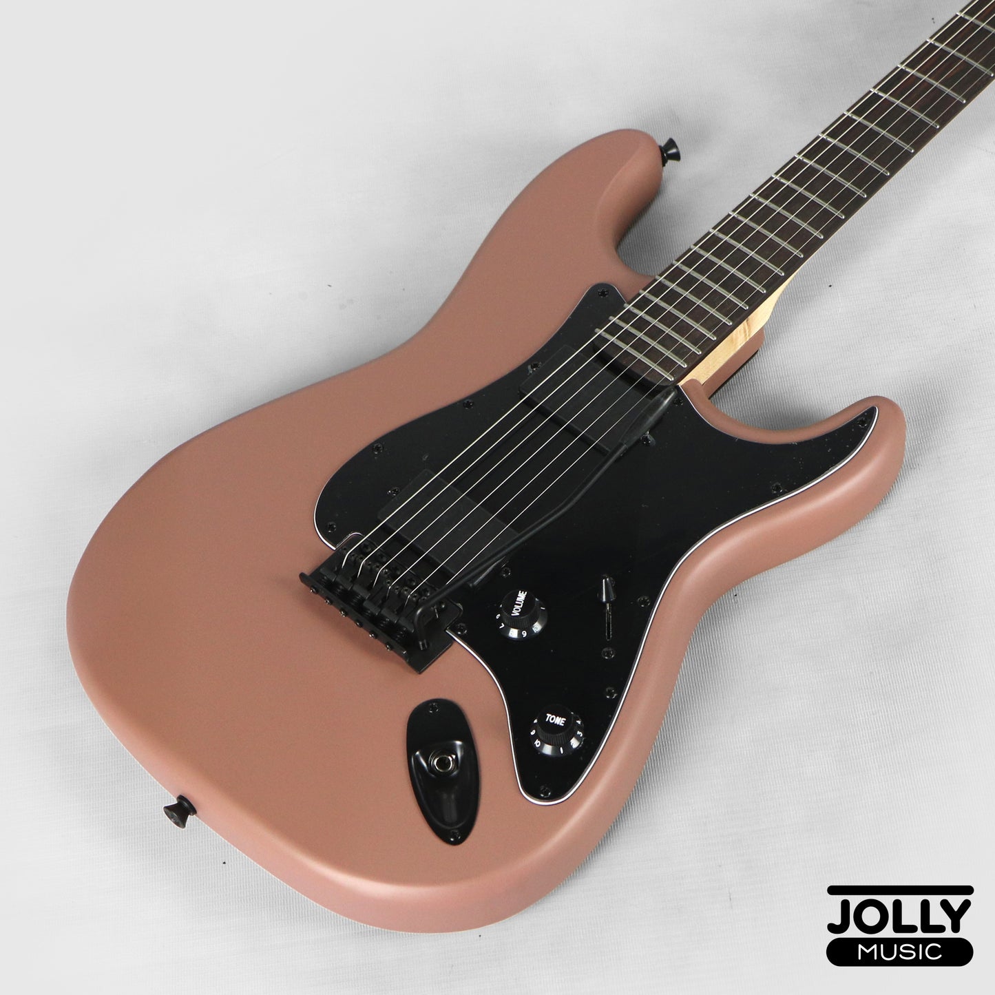 JCraft X Series LSX-2 HH Stratocaster Stainless Frets Electric Guitar - Turkish Coffee