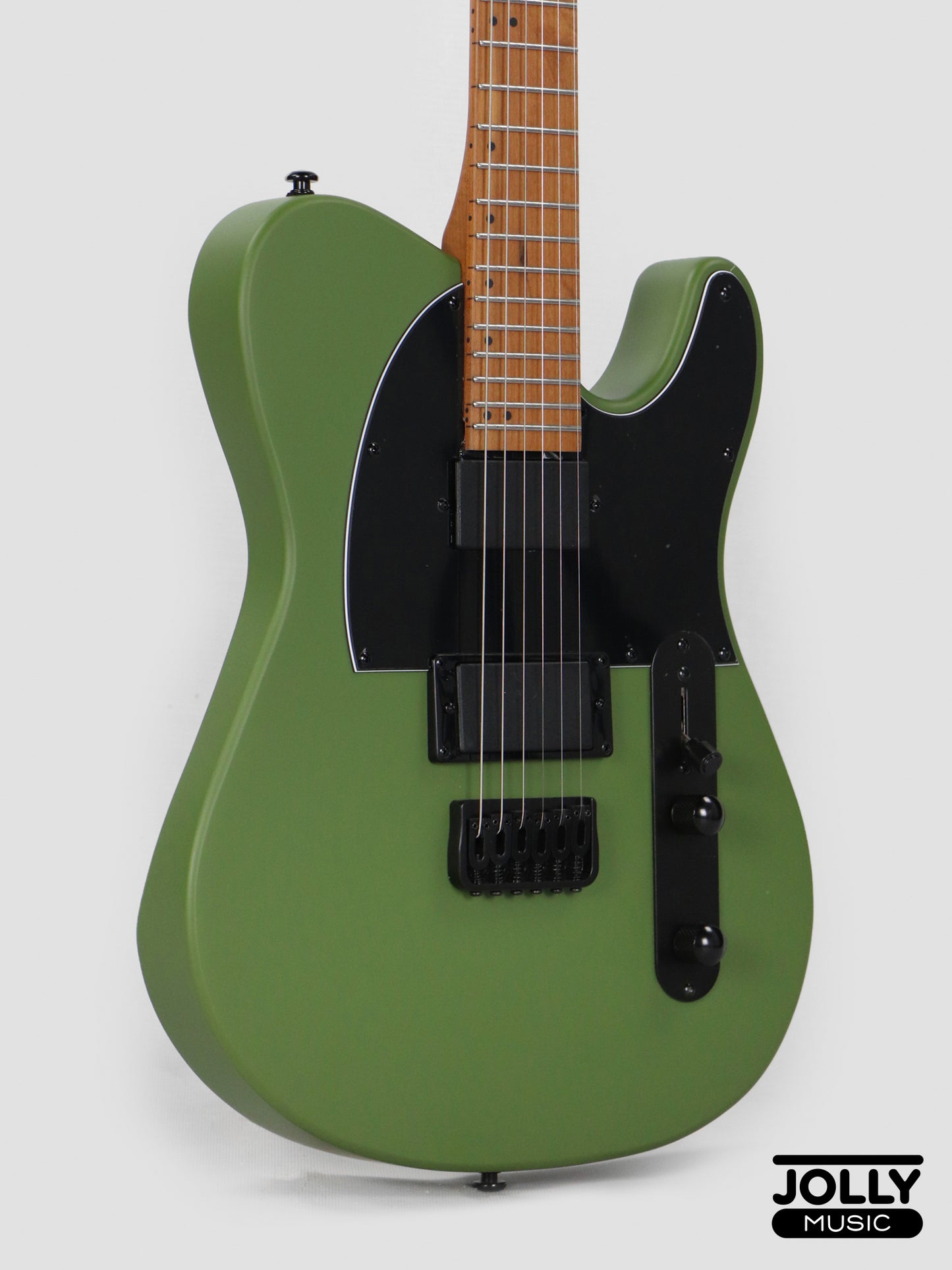 J Craft X Series LTX-3A Active 24 Fret Electric Guitar - Army Green
