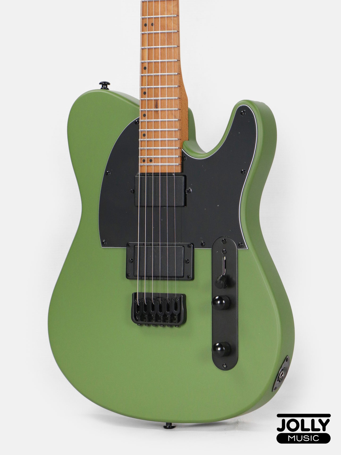 J Craft X Series LTX-3A Active 24 Fret Electric Guitar - Army Green
