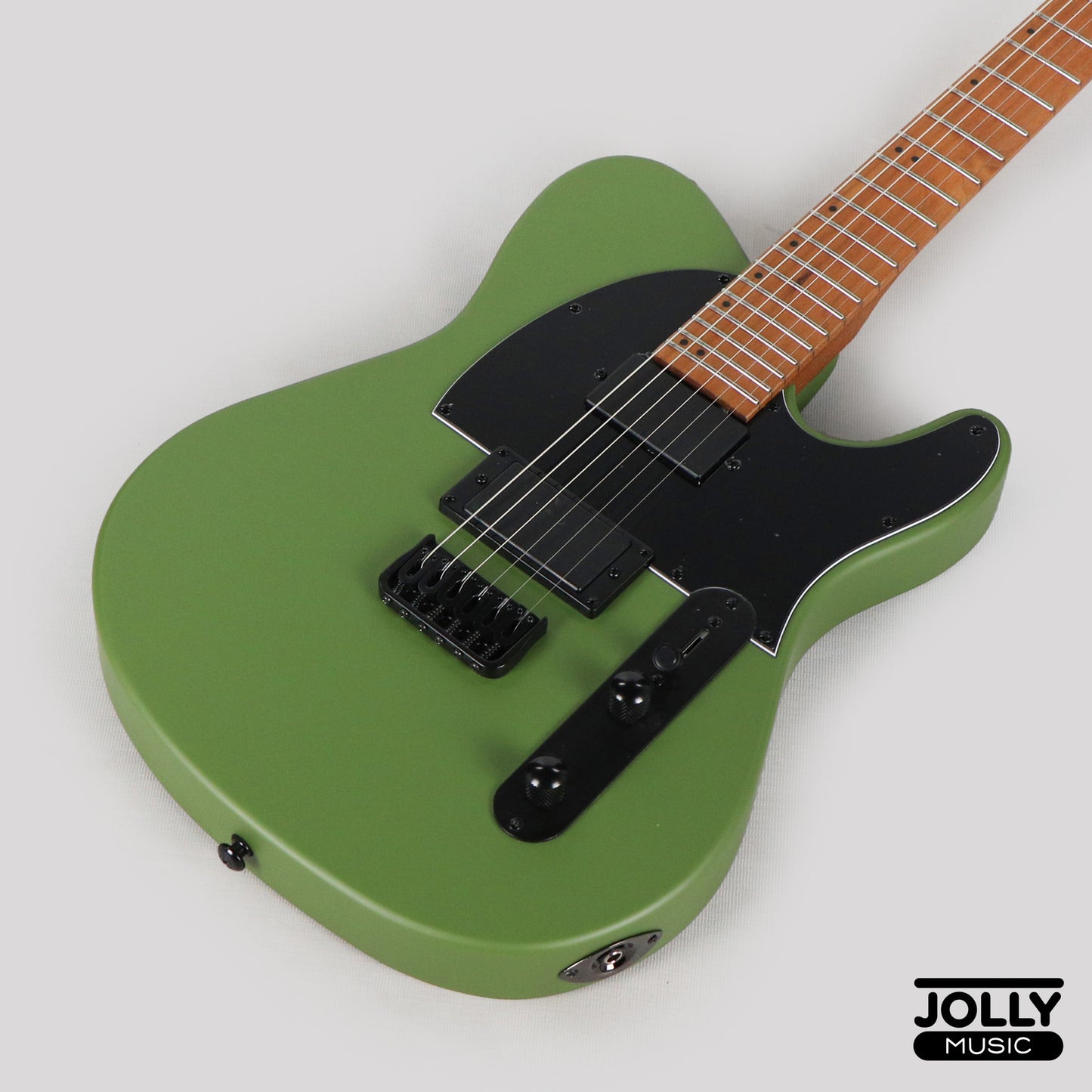 J Craft X Series LTX-3A Active 24 Fret Electric Guitar - Army Green