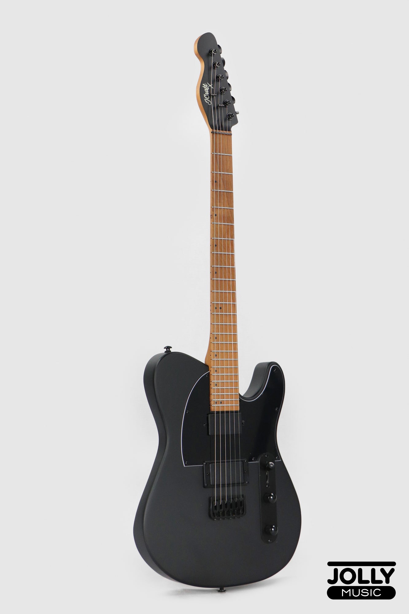 J Craft X Series LTX-3A Active 24 Fret Electric Guitar - Shadow Black
