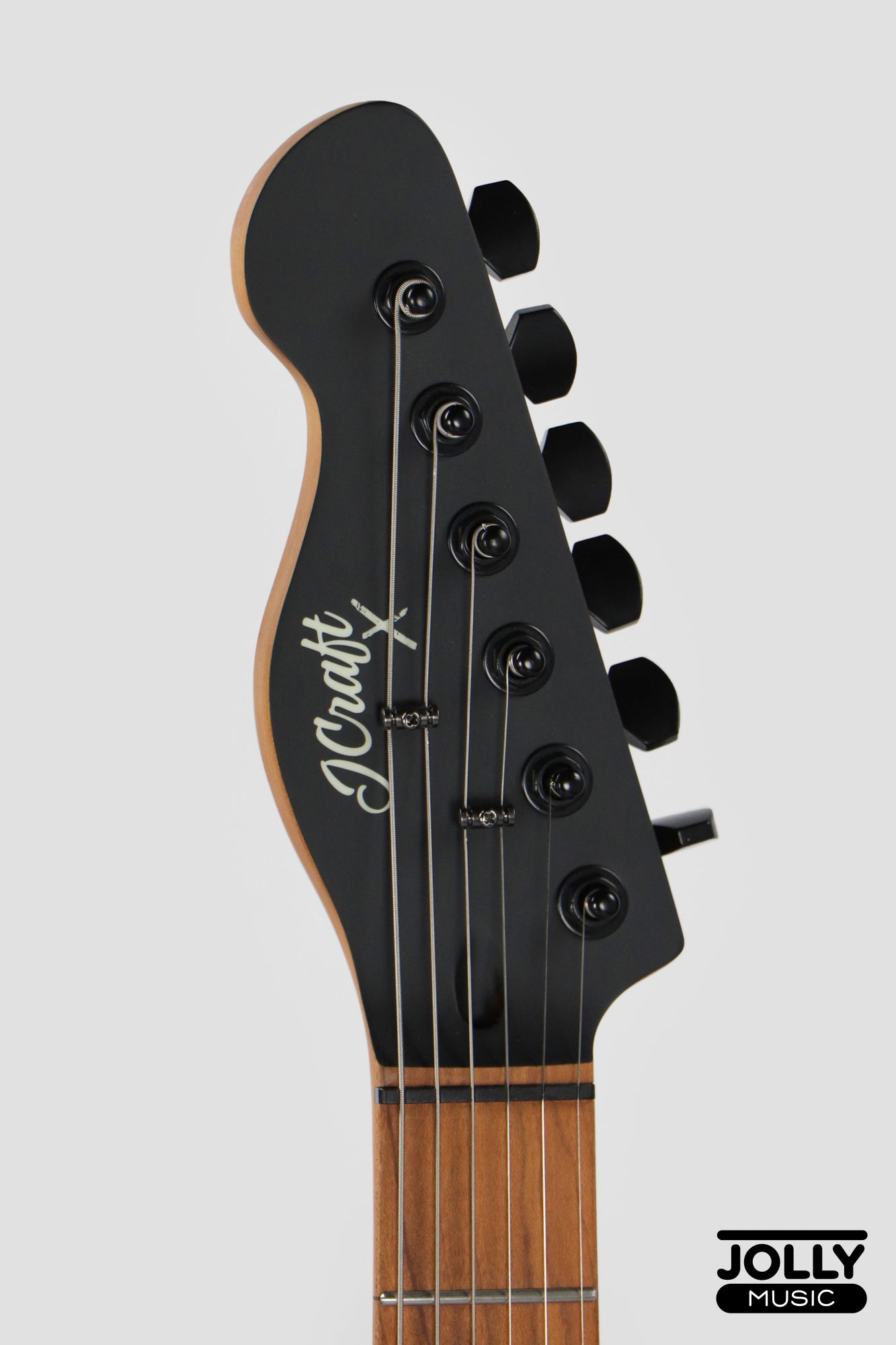 J Craft X Series LTX-3A Active 24 Fret Electric Guitar - Shadow Black