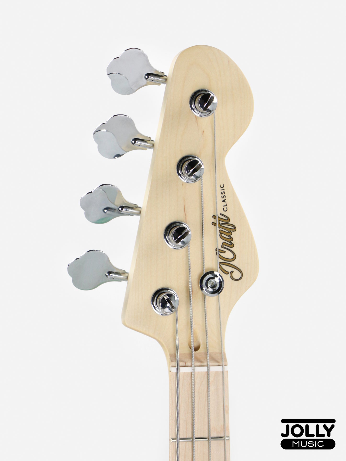 JCraft PB-1 4-String Electric Bass Guitar with Gigbag - Avocado