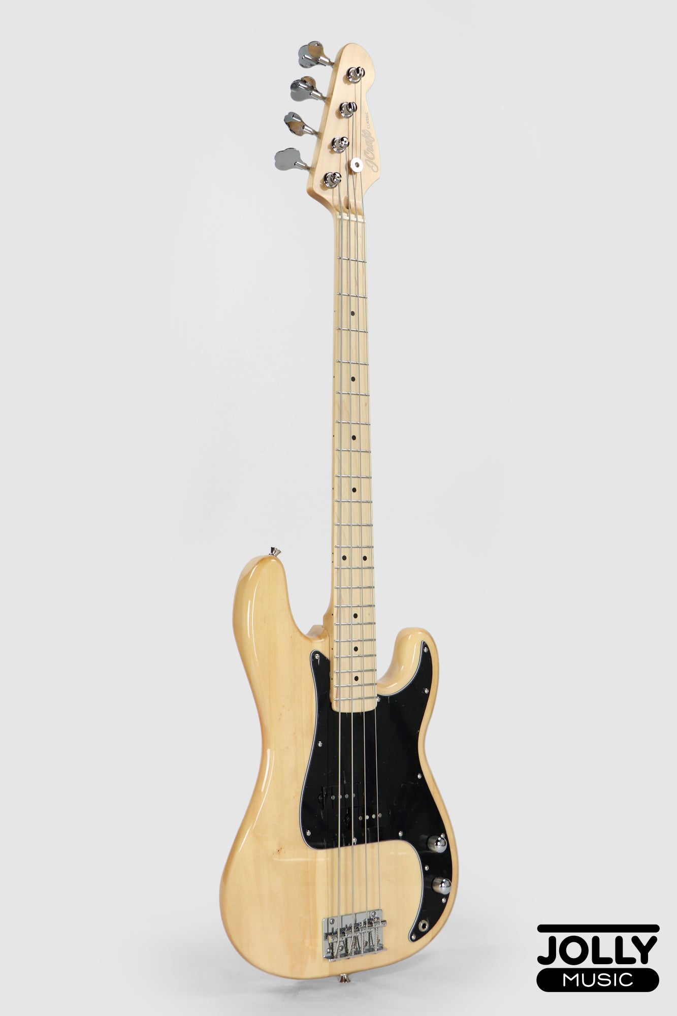 JCraft PB-2 4-String Stainless Frets Bass Guitar - Natural