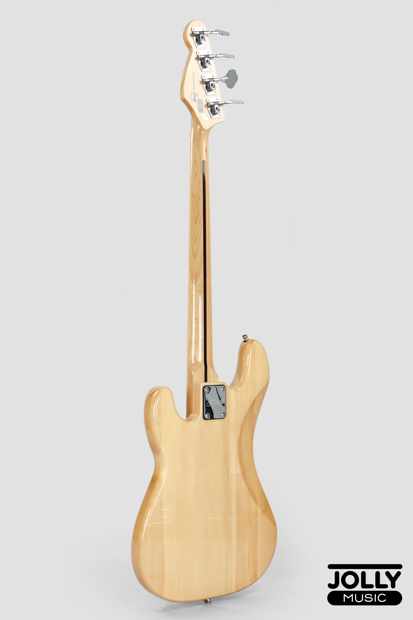 JCraft PB-2 4-String Stainless Frets Bass Guitar - Natural