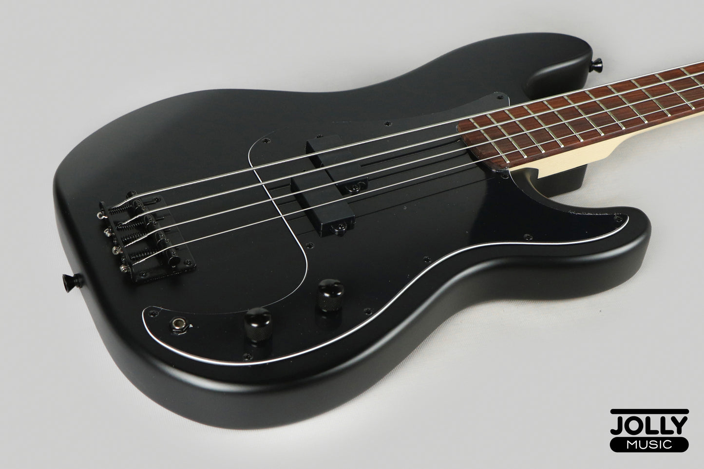 JCraft PBX-1 4-String Electric Bass Guitar with Gigbag - Shadow