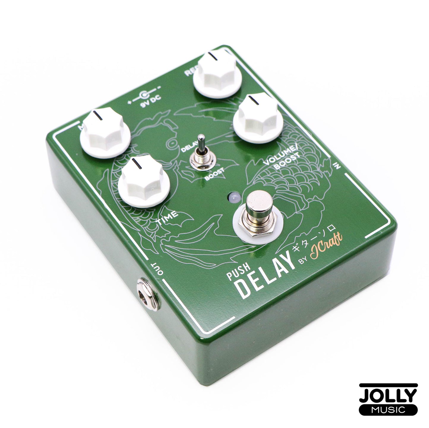 JCraft Push Delay Clean Boost / Analog Delay Pedal