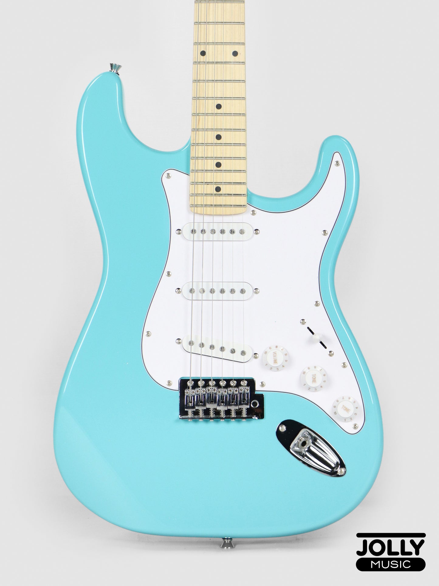 JCraft S-1 S-Style Electric Guitar with Gigbag - Fountain Blue