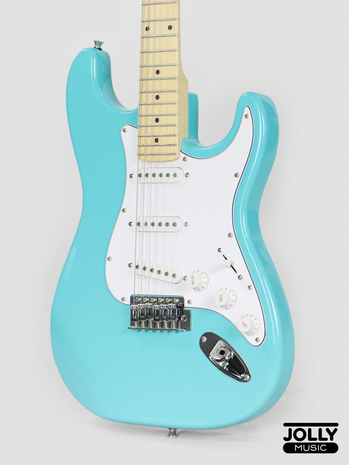 JCraft S-1 S-Style Electric Guitar with Gigbag - Fountain Blue