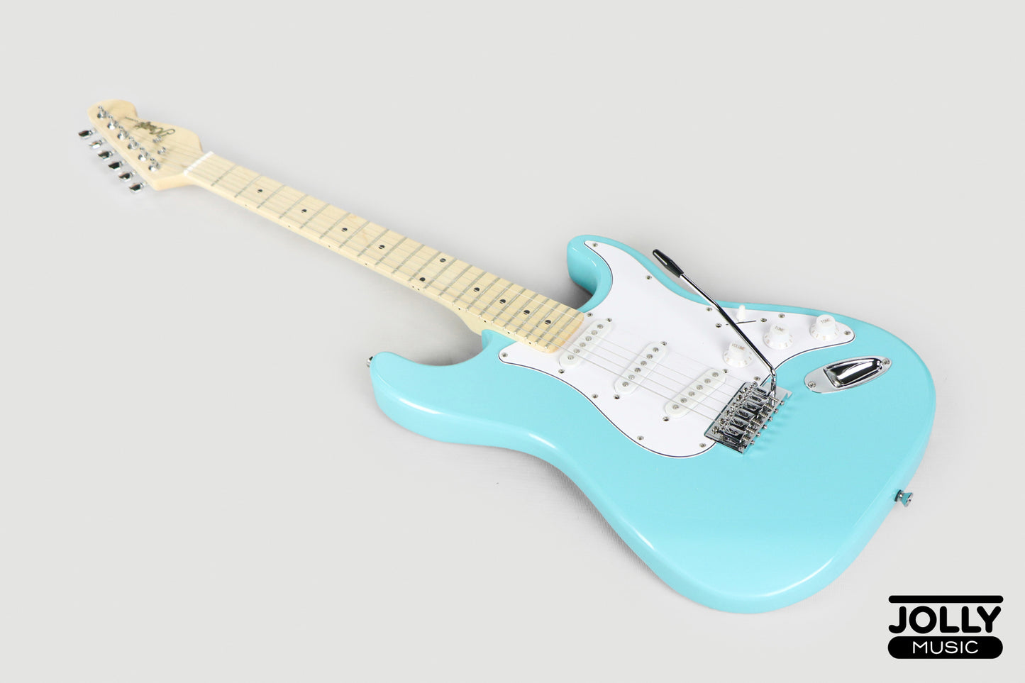 JCraft S-1 S-Style Electric Guitar with Gigbag - Fountain Blue