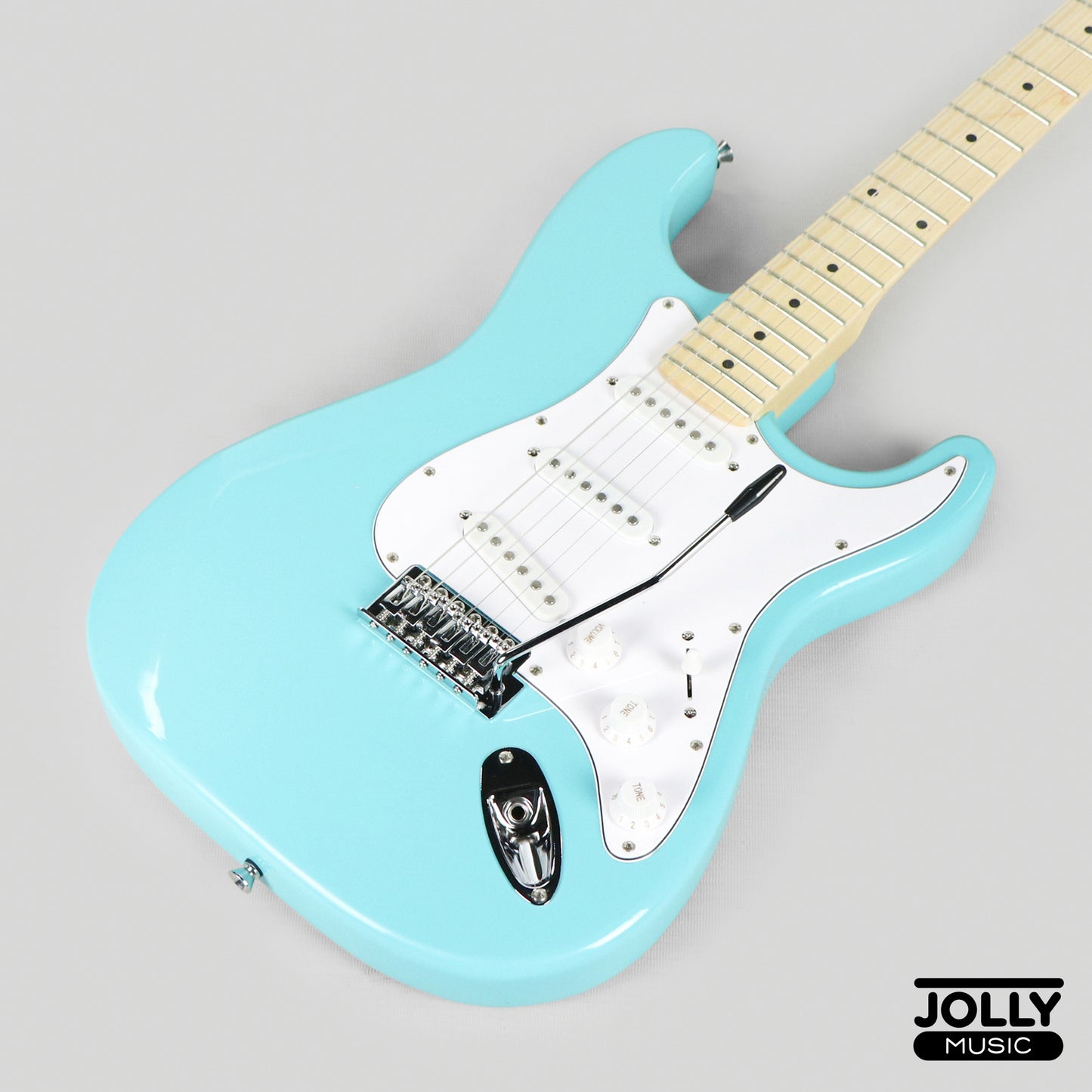 JCraft S-1 S-Style Electric Guitar with Gigbag - Fountain Blue