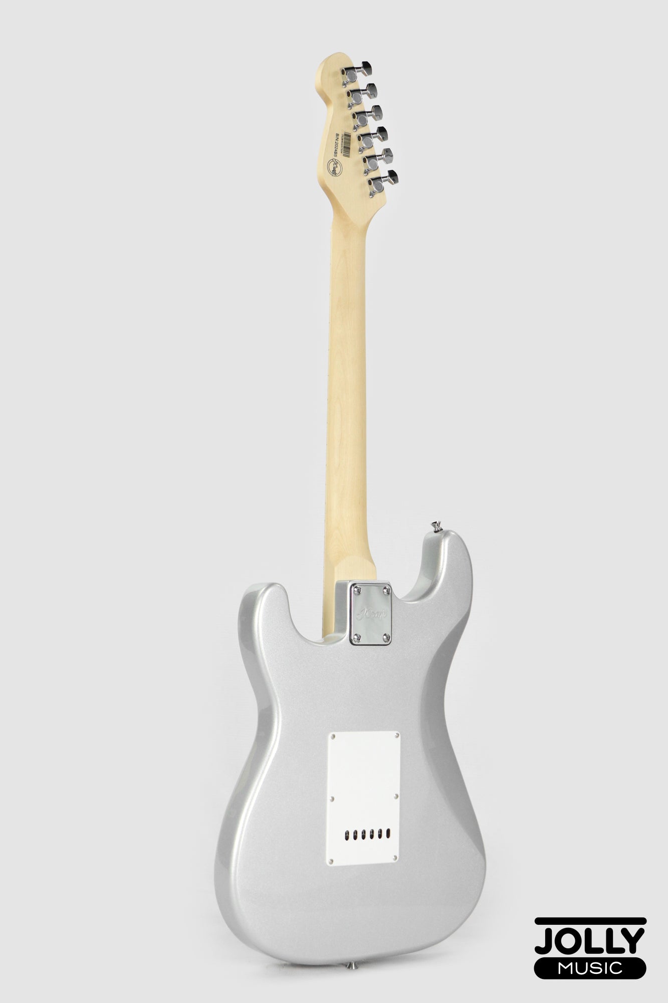 JCraft S-1H HSS Electric Guitar with Gigbag - Silver Sky
