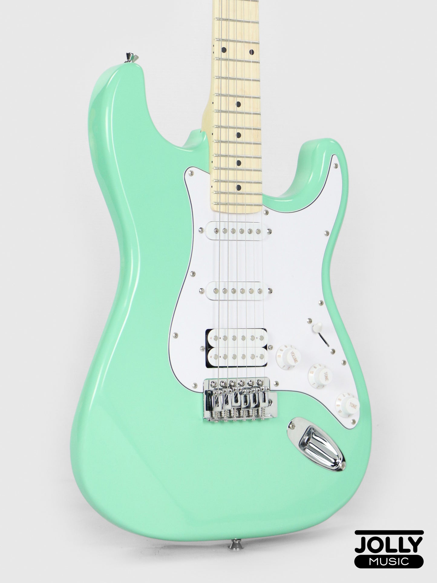 JCraft S-1H HSS Electric Guitar with Gigbag - Surf Green