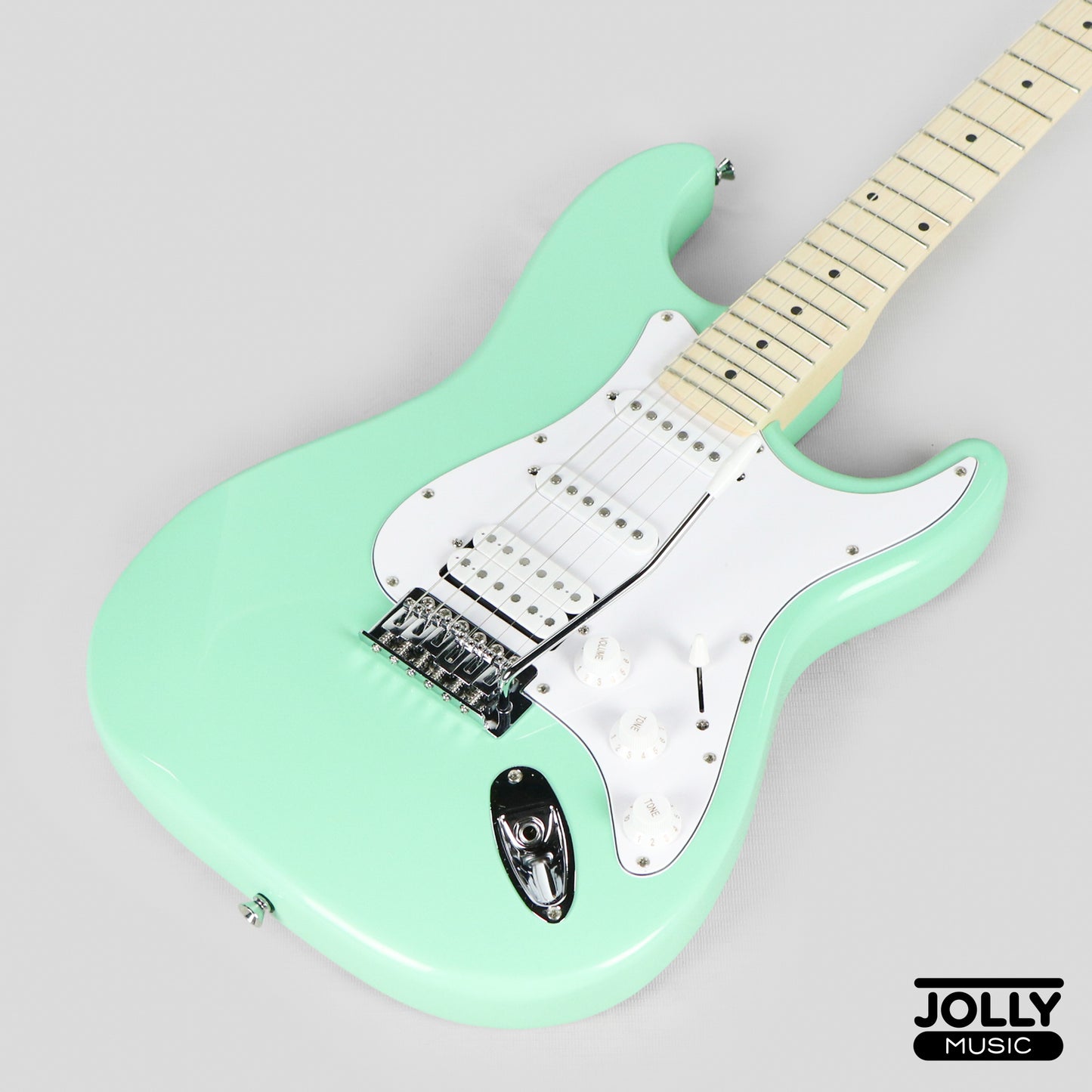 JCraft S-1H HSS Electric Guitar with Gigbag - Surf Green