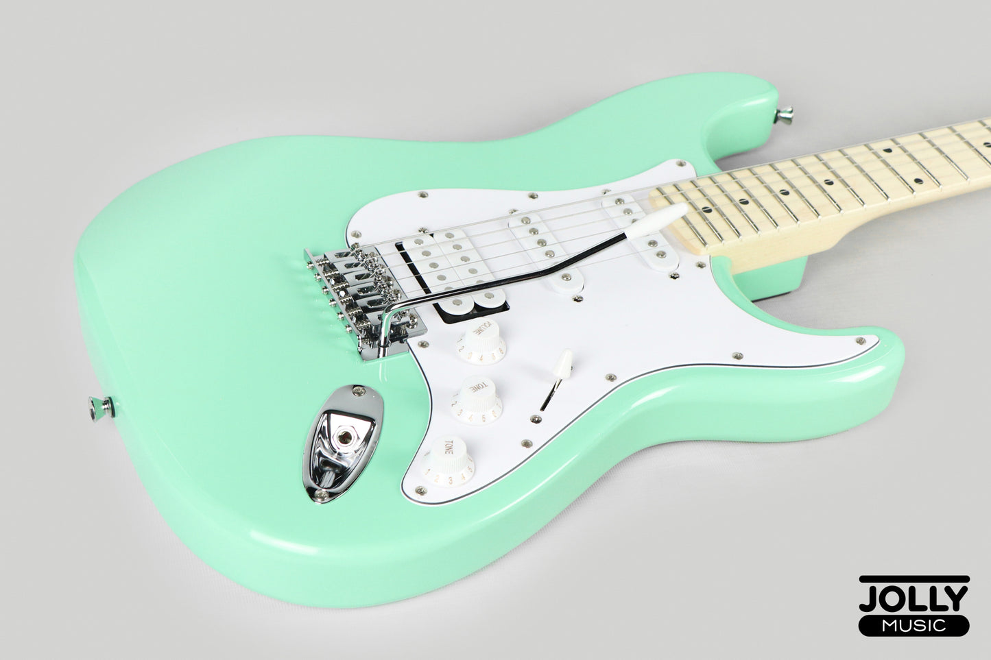 JCraft S-1H HSS Electric Guitar with Gigbag - Surf Green