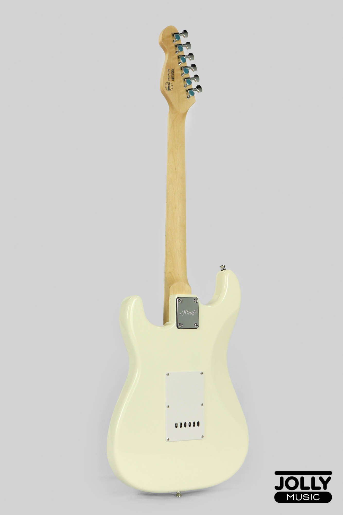 JCraft S-1H HSS Electric Guitar with Gigbag - Milky White