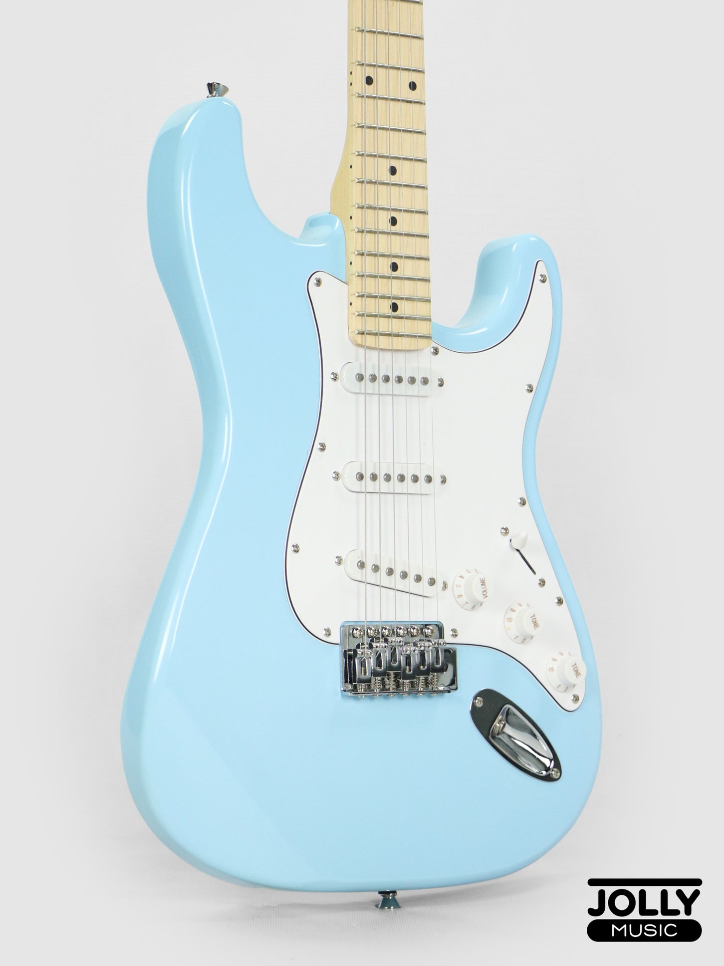 JCraft S-1 S-Style Electric Guitar with Gigbag - Light Blue