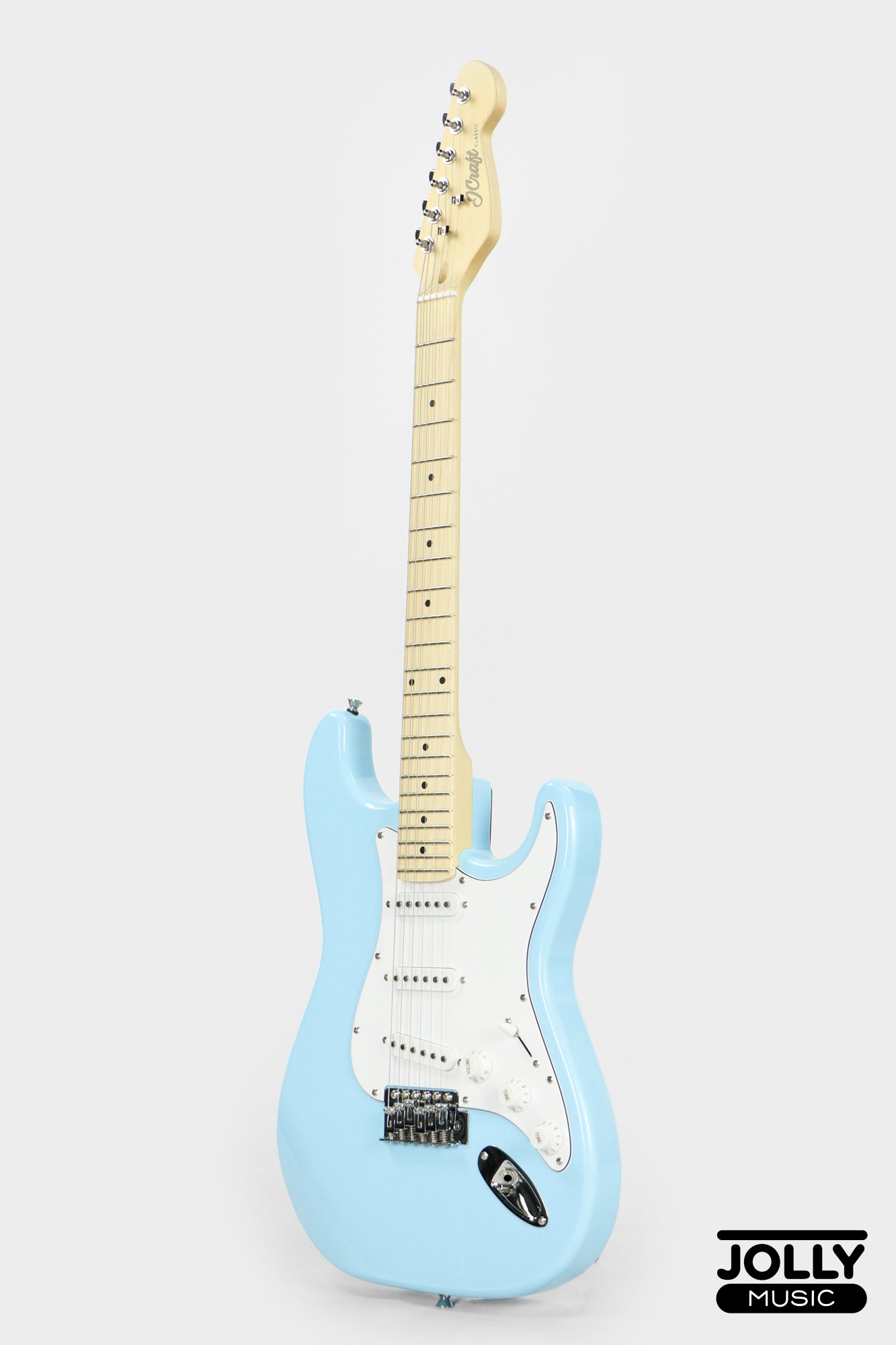 JCraft S-1 S-Style Electric Guitar with Gigbag - Light Blue