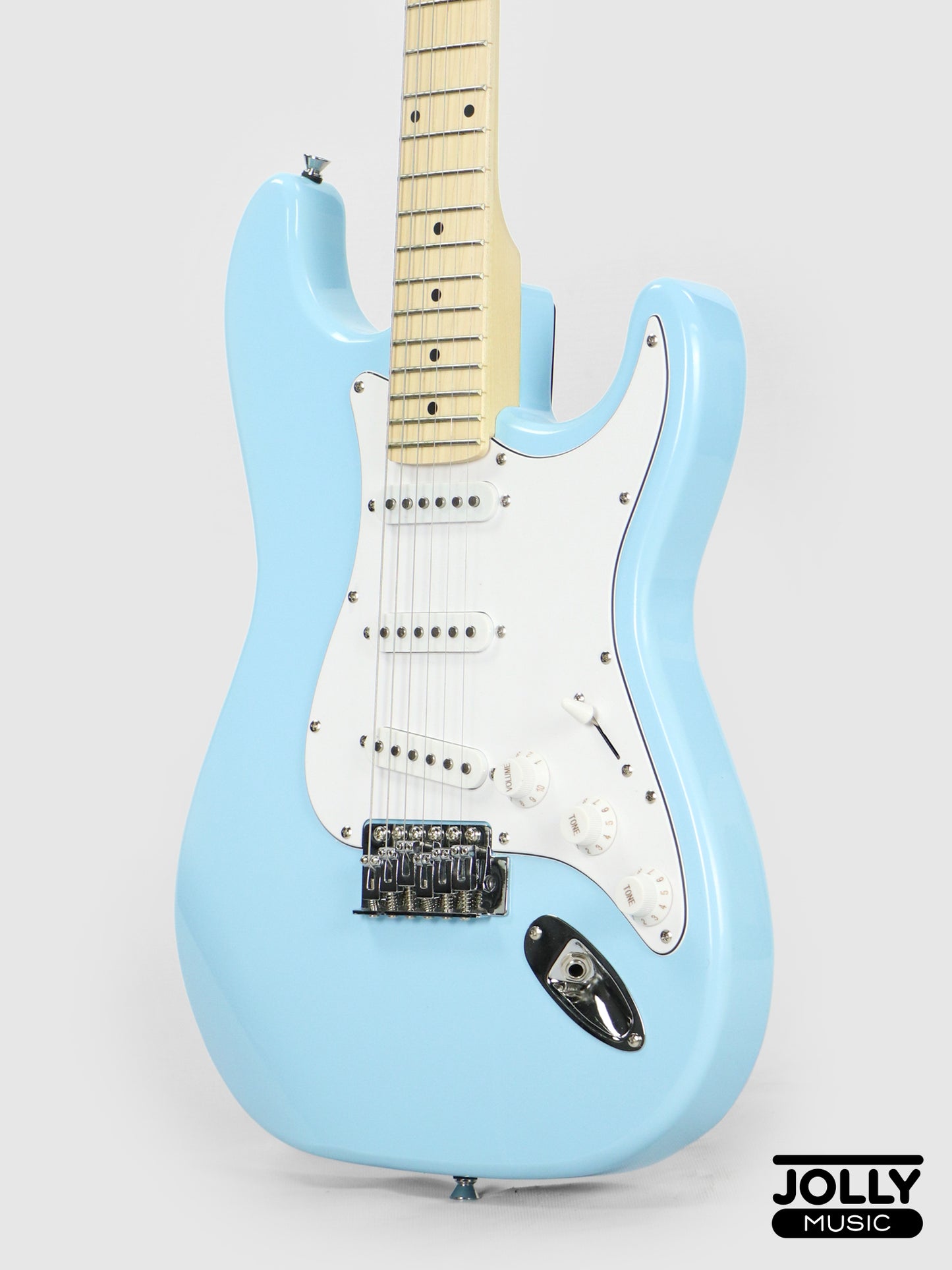 JCraft S-1 S-Style Electric Guitar with Gigbag - Light Blue