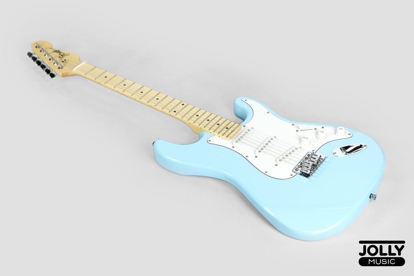 JCraft S-1 S-Style Electric Guitar with Gigbag - Light Blue