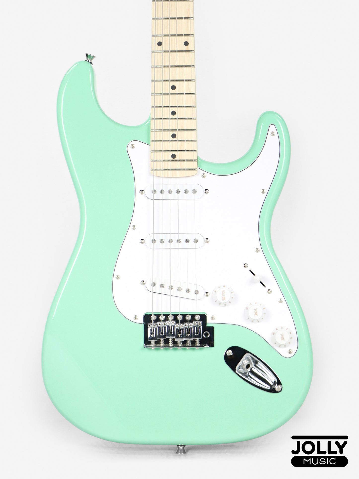 JCraft S-1 S-Style Electric Guitar with Gigbag - Surf Green