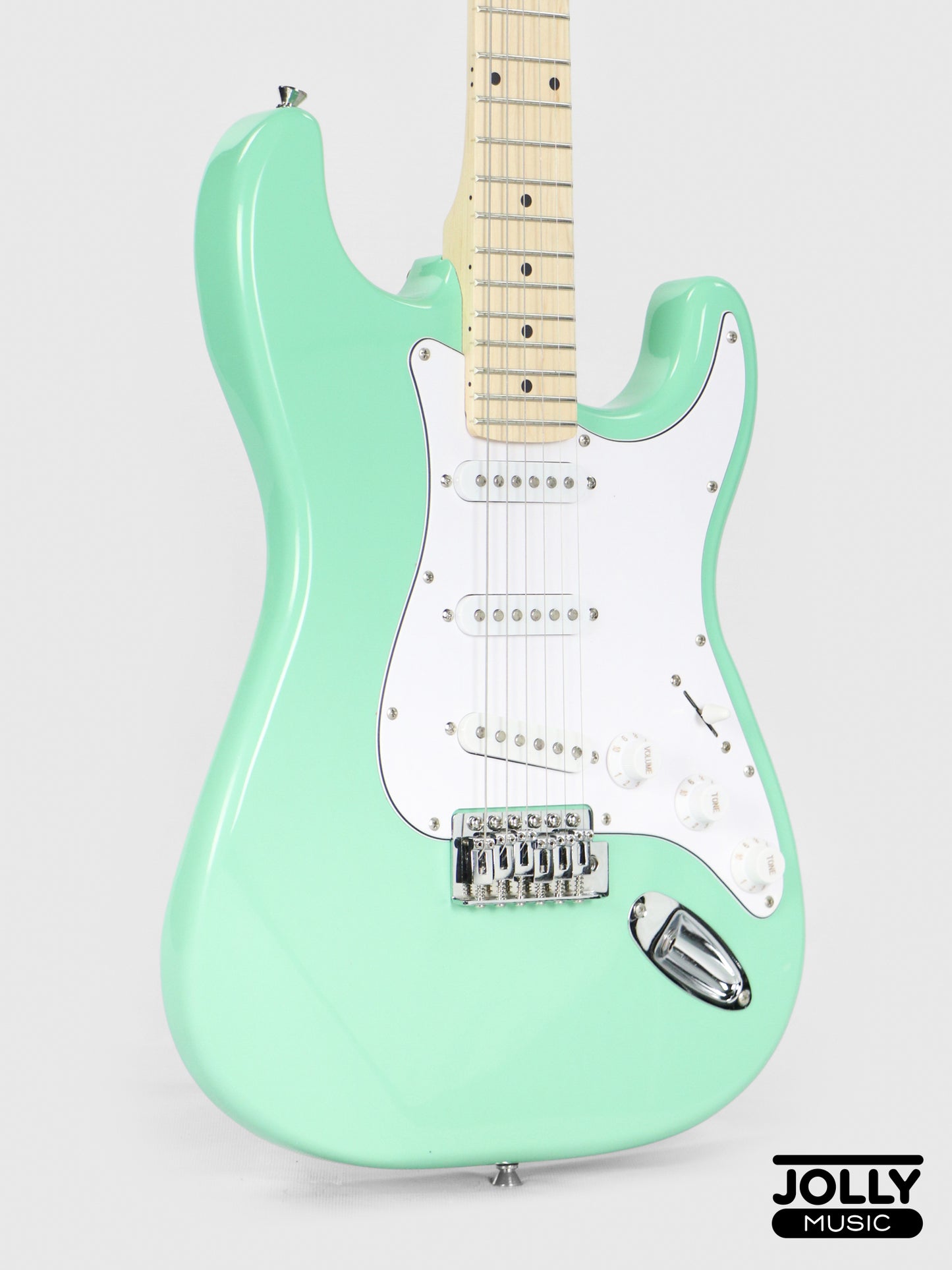 JCraft S-1 S-Style Electric Guitar with Gigbag - Surf Green