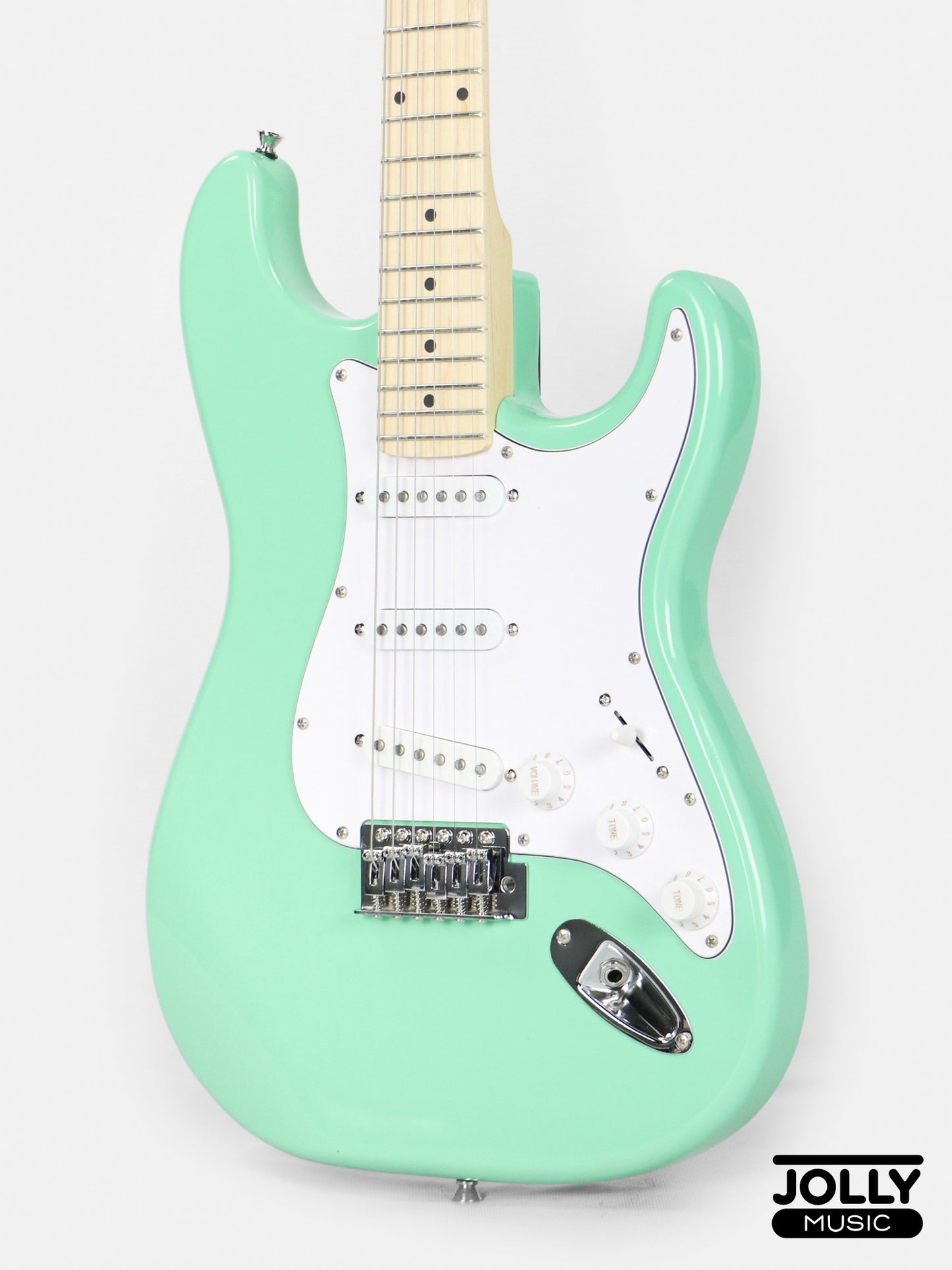 JCraft S-1 S-Style Electric Guitar with Gigbag - Surf Green