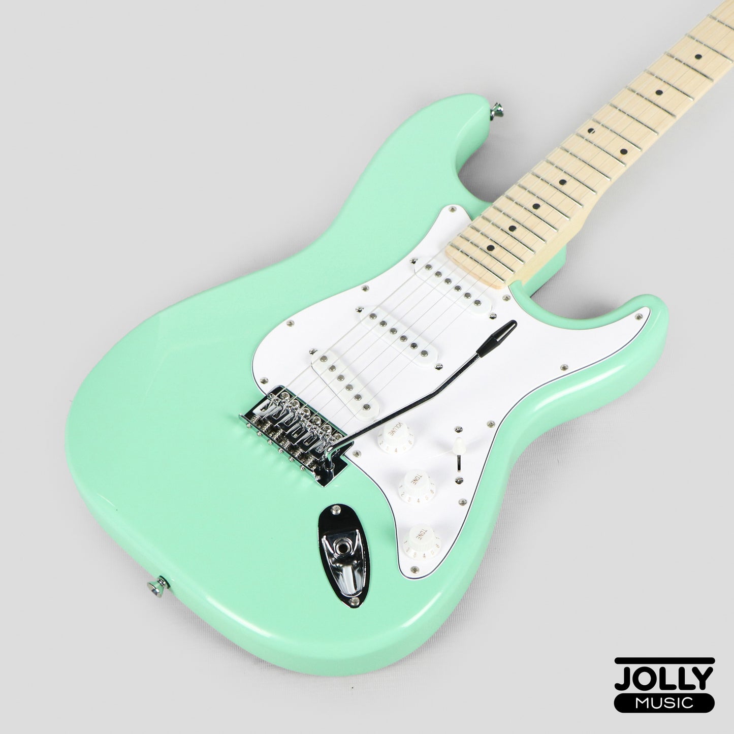 JCraft S-1 S-Style Electric Guitar with Gigbag - Surf Green