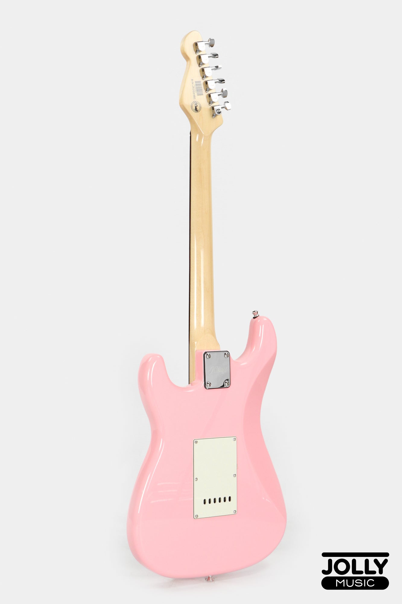 JCraft S-2HC HSS Stratocaster Stainless Frets Electric Guitar Rosewood / Chrome PU - Pink