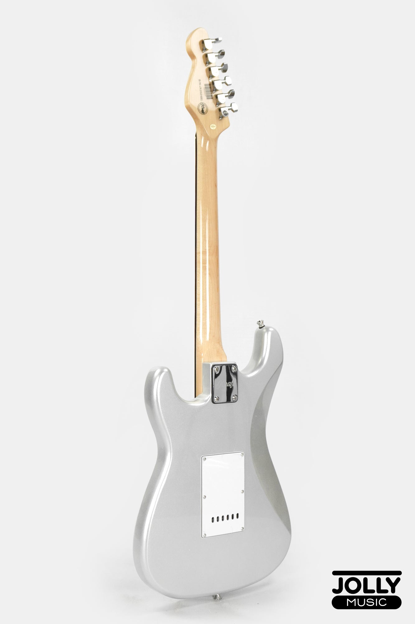 JCraft S-2 Stratocaster Stainless Frets Electric Guitar - RW / Metallic Silver