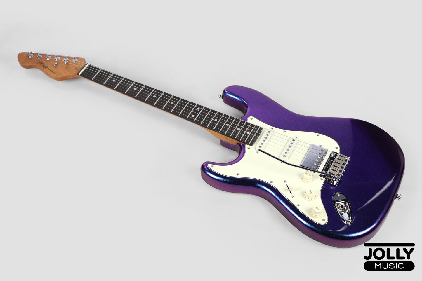 Jcraft S-3HC PRO LEFT HAND HSS Strat Roasted Maple - Chameleon