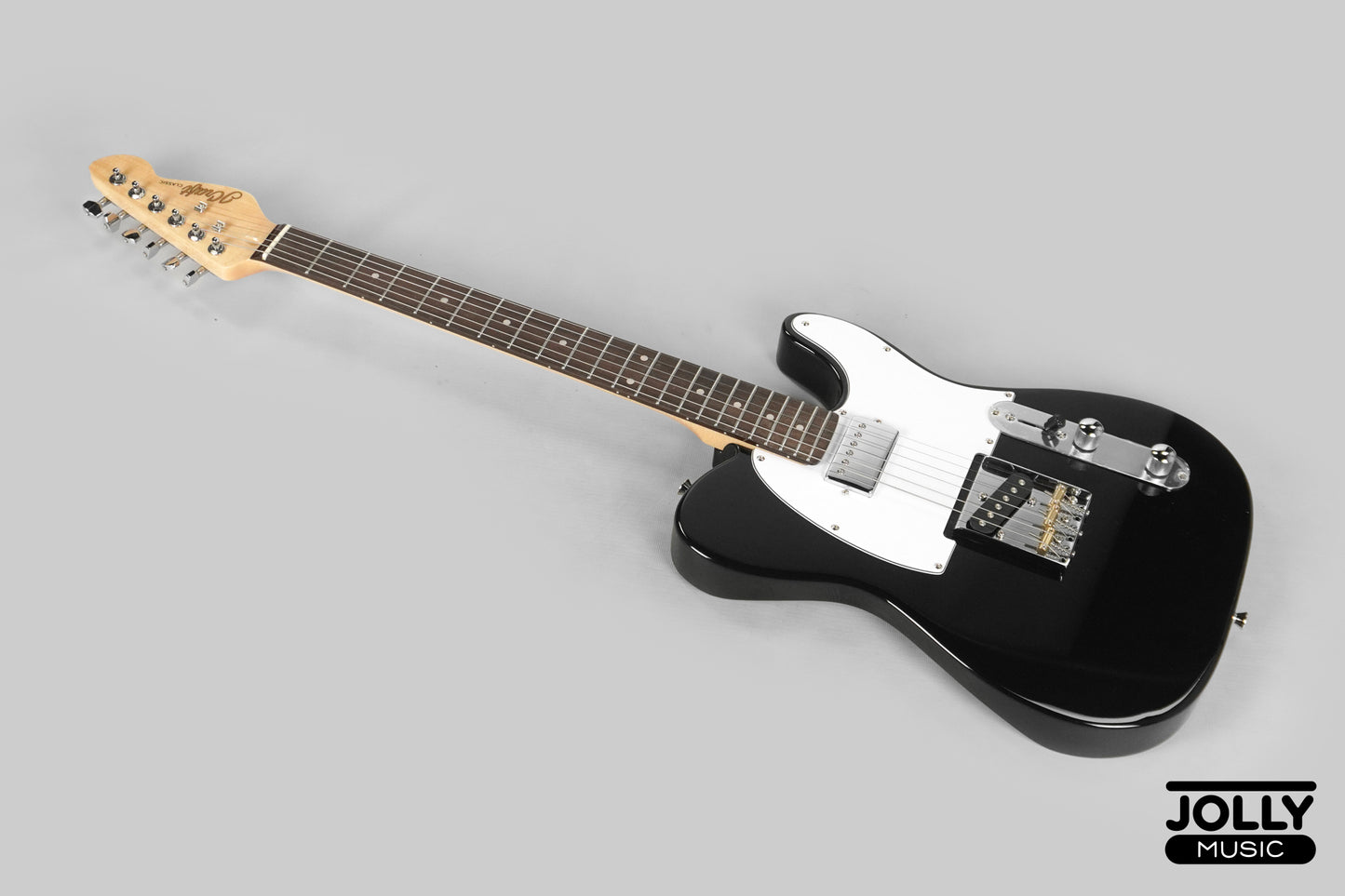 JCraft T-2HC Telecaster Stainless Frets Electric Guitar - Black