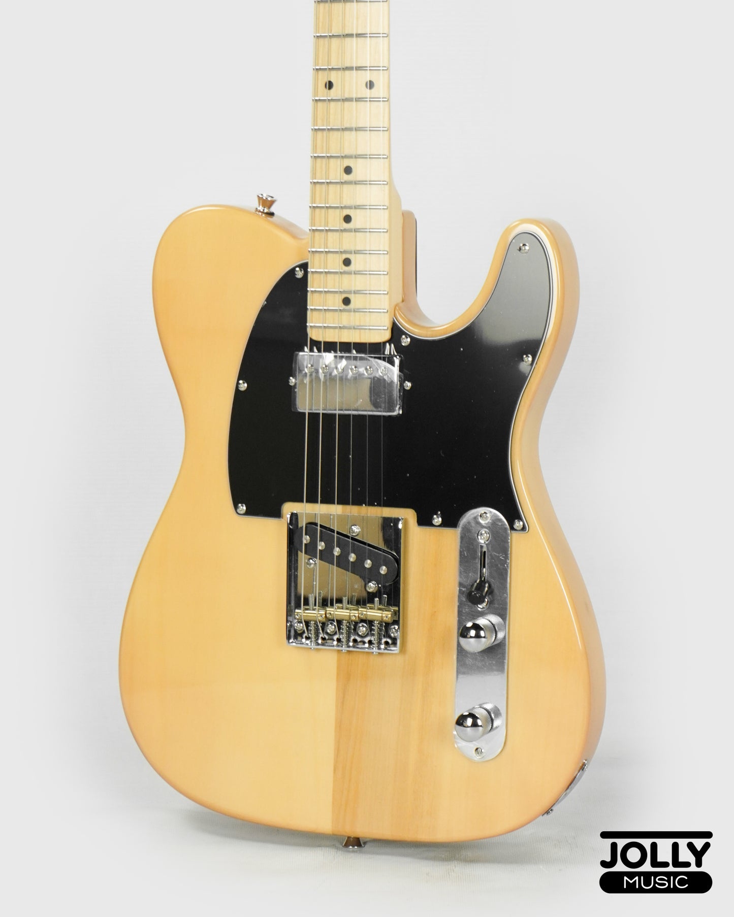 JCraft T-2HC Telecaster Stainless Frets Electric Guitar - Natural